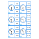 Telling Time O'Clock and Half Past Clip Cards